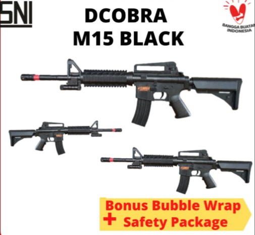 Airsoft DCobra M15 BLACK WA 0856 4960 1323