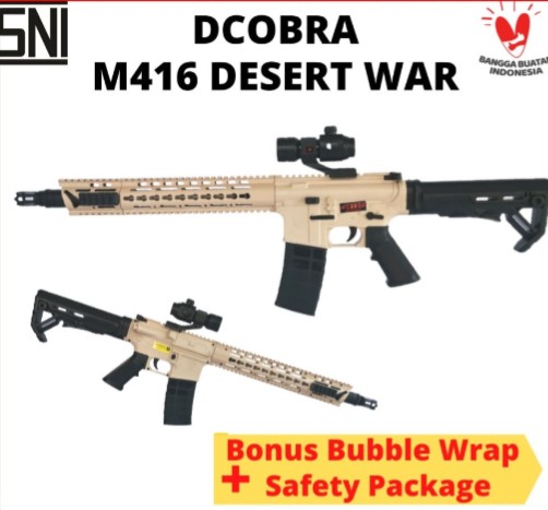Airsoft DCobra M416 DESERT WAR WA 0856 4960 1323