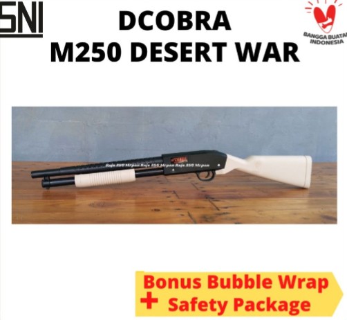 Airsoft DCobra Shotgun M250 DESERT WAR WA 0856 4960 1323